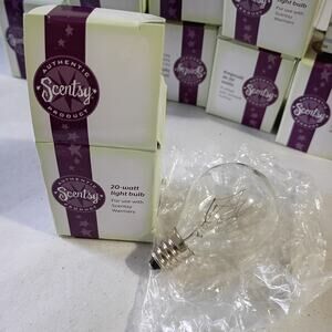 Scentsy 20-Watt Light Bulbs (set of ten) for use with Scentsy Warmers AUTHENTIC